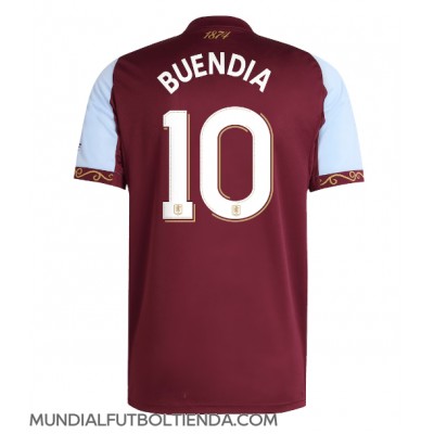 Camiseta Aston Villa Emiliano Buendia #10 Primera Equipación Replica 2025-26 mangas cortas Camiseta Aston Villa Emiliano Buendia #10 Primera Equipación Replica 2025-26 mangas cortas